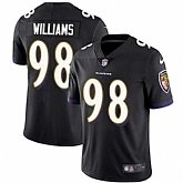 Nike Baltimore Ravens #98 Brandon Williams Black Alternate NFL Vapor Untouchable Limited Jersey,baseball caps,new era cap wholesale,wholesale hats